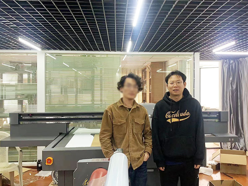 皮革鞋材（cái）客戶購機案例